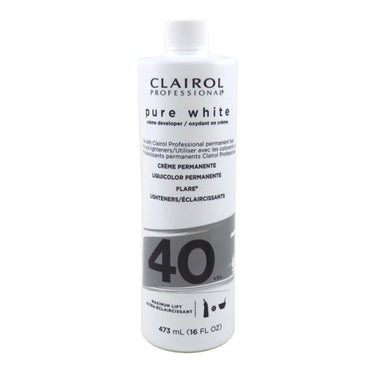Clairol Professional Pure White 40 Volume Creme Developer – 16 fl oz - ANNS BEAUTY SUPPLY